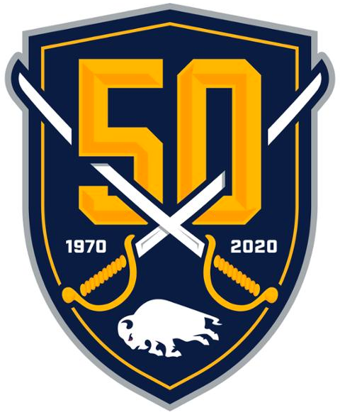 Buffalo Sabres 2020 Anniversary Logo v2 iron on heat transfer